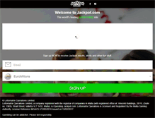 Tablet Screenshot of jackpot.com